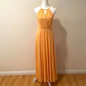 Ann Taylor Fully Lined Maxi Dress Sleeveless.  Yellow  Size: XS